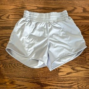 High rise 4” Pastel Blue hotty hot shorts size 4